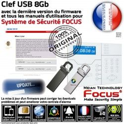 Maison Firmware Microcode ORIGINAL USB FOCUS 8Gb Jour Meian Mise Alarme VGT Système Sécurité à Appartement Connecté Réseau 868MHz Cle