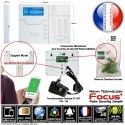 F2 PACK FOCUS ST-VGT 4G GSM TCP-IP Ethernet Surveillance sans Connecté Appartement 868MHz Sécurité Alarme Système abonnement