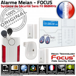 Sécurité Appartement Système Porte Meian Télécommande 868MHz F1 ST-VGT Protection ORIGINAL Focus Maison Capteur Alarme