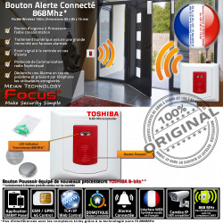 Bouton Maison SmartPhone PB-200R Protection IP Avertir ADSL Agression Domicile Urgence Détresse Sans Autonome Panique SOS Fil Alerte Appartement