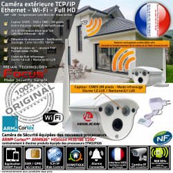Enregistrement Caméra Sécurité Extérieure Logement Système IP Nuit Protection RJ45 Wi-Fi sans Alarme HA-8403 Vision Maison Abonnement