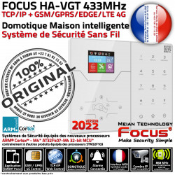 Réseau Smart MHz 433 Connecté 4G Logement HA-VGT Garage Alerte Cabinet FOCUS Bureaux Surveillance Meian Sirène 3G Alarme Maison Phone
