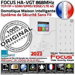 HA-VGT Connecté Surveillance Alarme Logement TCP/IP Cabinets Bureaux Application Téléphonique GSM SmartPhone Focus Garage Transmetteur Domotique 2G/4G
