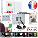 F1 PACK FOCUS HA-VGT 4G IP GSM Connectée SmartPhone 3G abonnement TCP-IP Centrale Alarme Réseau Ethernet SIM sans 868MHz Appartement