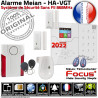 F1 PACK FOCUS HA-VGT 3G Sans-Fil Appartement Ethernet SmartPhone abonnement Centrale sans Alarme SIM TCP-IP Réseau 868MHz Connectée