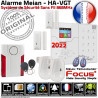 F2 Système Connecté HA-VGT Alarme Infrarouge Fenêtres Protection SmartPhone Capteur Présence Télécommande Sécurité Appartement