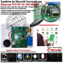 F3 Focus HA-VGT Mouvement Alarme Surveillance Garage Appartement Bureaux Détecteur Sirène Logement Connecté Magnétique Ouverture GSM