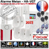 F5 PACK FOCUS HA-VGT 2G Appartement Sans-Fil Ethernet TCP-IP abonnement Centrale Connectée 868MHz Alarme Réseau SmartPhone VGT sans