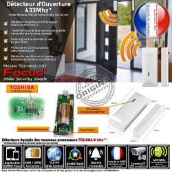 Système Protection Avertissement MHz Sécurité Périmétrique Pièce 433MHz Salon Capteur Meian 433 Domotique Chambre Connecté Portes Fenêtre Portail