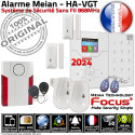 Grange Alarme Connectée ST-VGT Système Maison Détecteur Magnétique Sirène Capteur GSM Ouverture Connecté Intégrée 868MHz Mouvement Sécurité