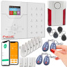 Maison 6 PACK FOCUS ST-VGT Télécommande Centrale Protection Connectée pièces Infrarouge Alarme Grange Présence Meian Portes Capteur Cave Fenêtres