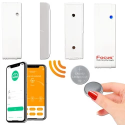 Effraction Sonde Système Connecté Domotique Chambres Pièces Détecteur Protection Sans ORIGINAL Salons MD-2018R Capteur 868MHz Sécurité Fil Fenêtres