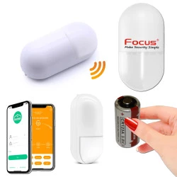 Animaux FOCUS Détection Infrarouge Meian Salon Mini Centrale Immunité Pièce Pyroélectrique Connectée PIR Radar 433MHz Détecteur Chambre Alarme Mouvement