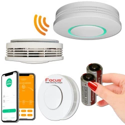 Pièces MD-2105R Détecteur FOCUS 868 868MHz Feu Meian Incendie ORIGINAL Détection Fil Chambres Maison MHz Surveillance Fumée Sans Salons Relais Connectée