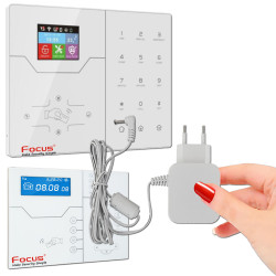 Recharge Bloc Alarme Câble Logement IP Pièces 12V ORIGINAL Alimentation 1.5A Surveillance Salons Tension Chambres FOCUS Connecté