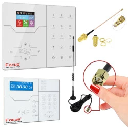 SMA Ethernet ORIGINAL Antenne Connecteur 868 TCP-IP Commerce Alarme Connectée Gain Améliorer Centrale Dépôt GSM Grange Cave Réception MHz Meian