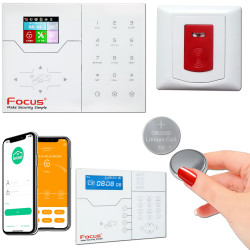 Cave Domicile Sécurité Domotique Téléphone Connecté Puissante Meian Détecteur Bouton Poussoir Avertisseur Système Connectée Signal Agression FOCUS Alerte