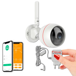 Caméra de Wi-Fi HA-8406 Logement Surveillance Abonnement Protection Résidence Secondaire Connexion sans Maison Système Sans-Fil Alarme Sécurité fil